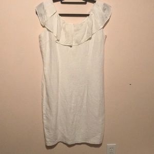 White 100% Linnen Sake summer dress